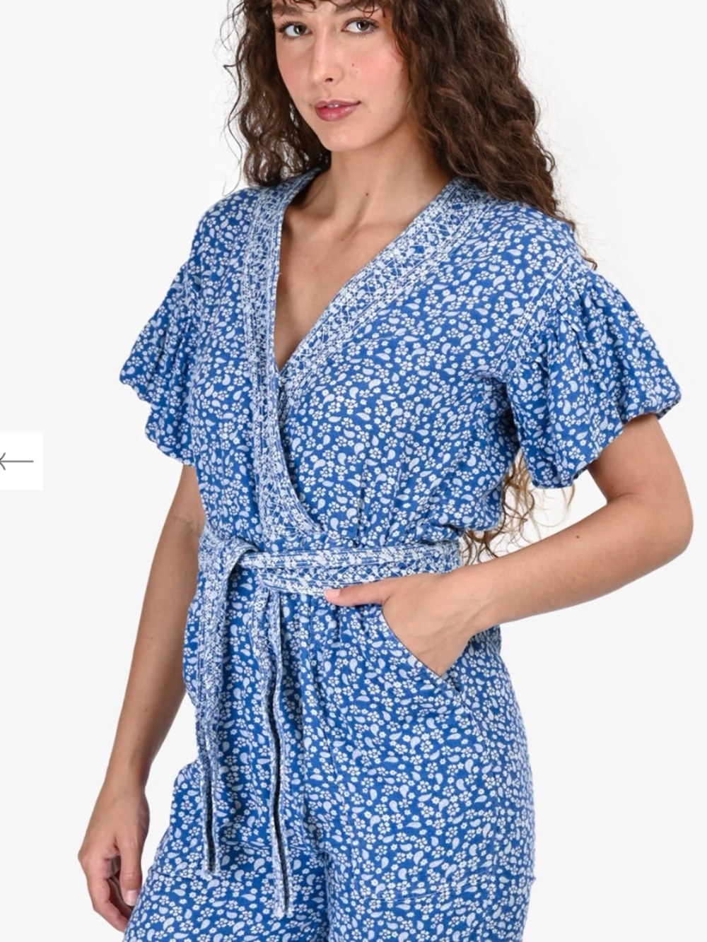 Ulla Johnson Floral Cotton Jumpsuit
